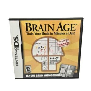 Brain Age Nintendo DS 3DS (CIB w/Manual) Tested